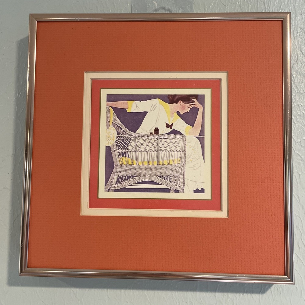 Summer Fiction, Coles Phillips American Illustration Fadeaway Girl Matted Print
